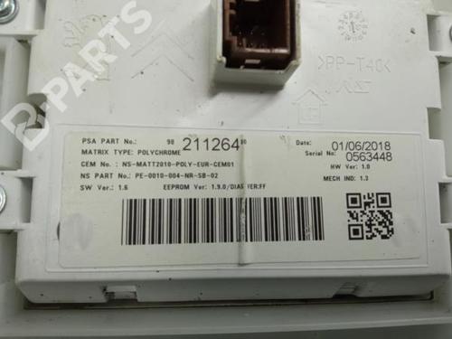 Instrument cluster PEUGEOT 2008 I (CU_) 1.2 THP 130 / PureTech 130 | BP9677981C47 