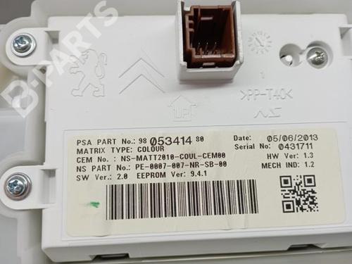 Instrument cluster PEUGEOT 2008 I (CU_) 1.6 HDi | BP11974956C47 