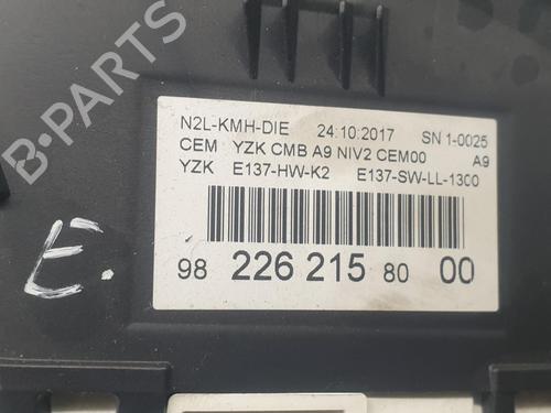 Instrument cluster PEUGEOT 208 I (CA_, CC_) 1.6 HDi / BlueHDi 75 | BP11976009C47 