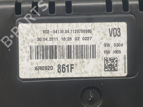 Instrument cluster VW POLO V (6R1, 6C1) 1.6 TDI | BP12580726C47
