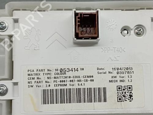 Instrument cluster PEUGEOT 2008 I (CU_) 1.6 HDi | BP13011054C47 