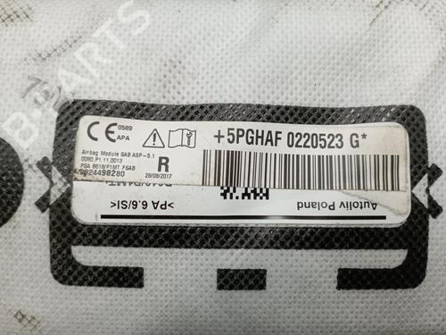 Right seat airbag CITROËN C3 III Van (SX_, SY_) BlueHDi 75 | BP13405900C14 