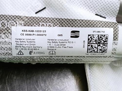 Right curtain airbag SEAT LEON SC (5F5) 2.0 TDI | BP18920605C12 