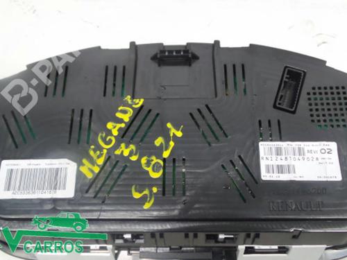 Instrument cluster RENAULT MEGANE III Hatchback (BZ0/1_, B3_) 1.6 16V (BZ1B, BZ1H) | BP147257C47