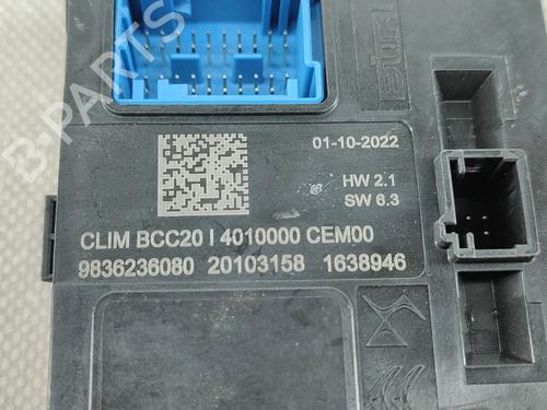 Engine control unit (ECU) CITROËN C4 III (BA_, BB_, BC_) 1.5 BlueHDi 130 (BBYHZB) | BP27735703M57 