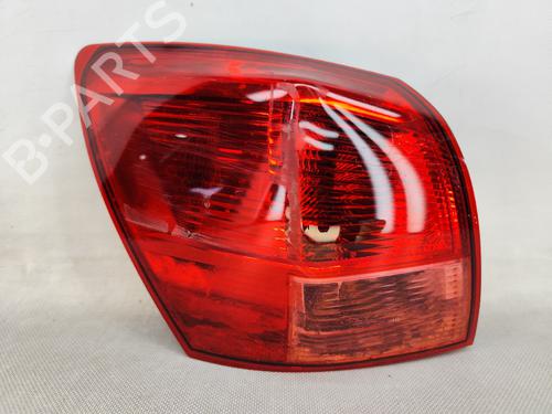 Left taillight NISSAN QASHQAI I (J10, NJ10) 2.0 89071081
