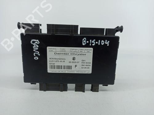 Electronic module MERCEDES-BENZ E-CLASS (W211) E 320 CDI (211.022) A2118704926