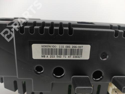 Instrument cluster MERCEDES-BENZ C-CLASS Coupe (CL203) C 180 Kompressor (203.746) | BP7835924C47 