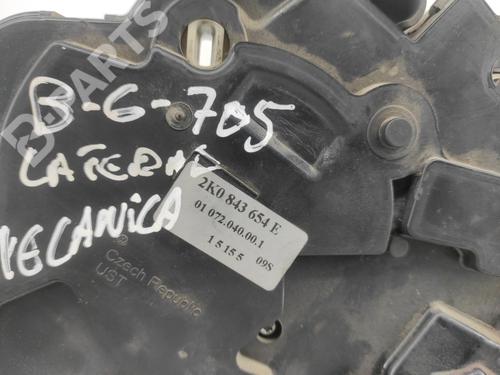 NSGMXT Serrure De Porte Arrière Droite VW Caddy III - Compatible 1.2 1.4 1.6 1.9 2.0 - OE 2K0843654BC 2K5843654D