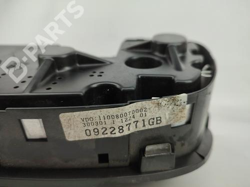 Instrument cluster OPEL ZAFIRA A MPV (T98) 2.0 DTI 16V (F75) | BP8653436C47