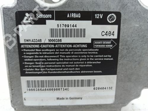 ECU airbags FIAT STILO (192_) 1.4 16V (192AXH1B, 192BXH1B) | BP8698083M53 