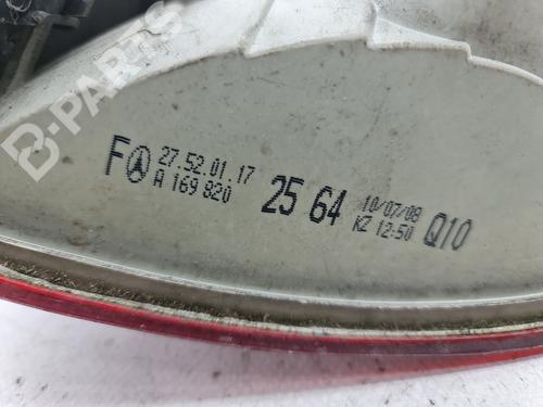 Left taillight MERCEDES-BENZ B-CLASS Sports Tourer (W245) B 180 CDI (245.207) | BP9252988C34