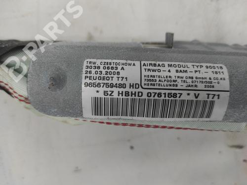 Right curtain airbag PEUGEOT 308 I (4A_, 4C_) 1.6 16V | BP9313352C12 