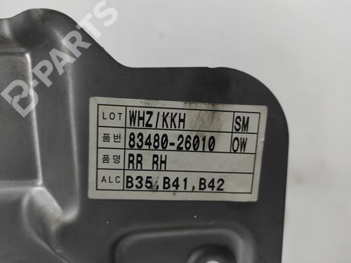 Rear right window mechanism HYUNDAI SANTA FÉ I (SM) 2.7 | BP9509376C25 