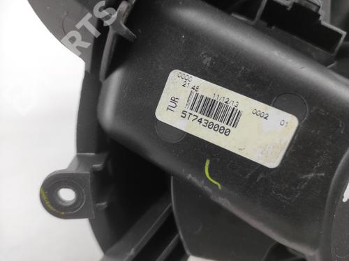 Heater blower motor FIAT FIORINO Box Body/MPV (225_) 1.3 D Multijet (225BXD1A, 225BXB1A, 225BXB11) | BP9542208M62 