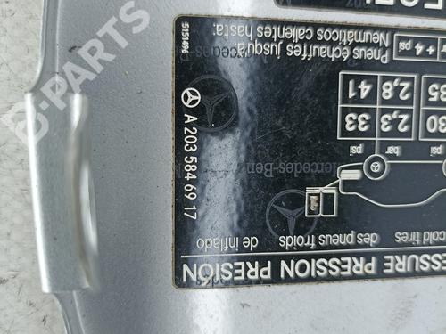 Fuel flap MERCEDES-BENZ C-CLASS (W203) C 220 CDI (203.006, 203.008) | BP9622390C131 