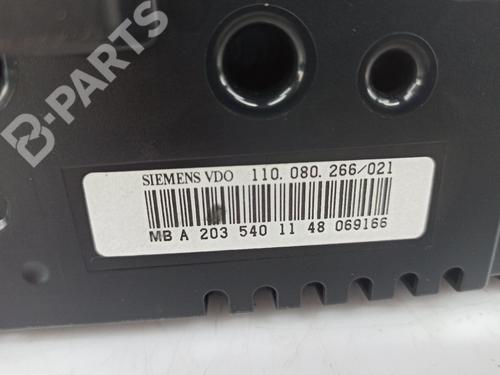 Instrument cluster MERCEDES-BENZ C-CLASS (W203) C 220 CDI (203.008) | BP10162969C47 