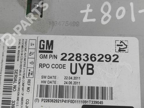Radio OPEL ASTRA J (P10) 1.3 CDTI (68) | BP10282773E6 