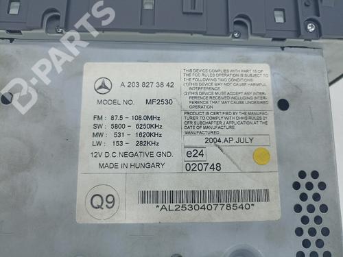 Radio MERCEDES-BENZ C-CLASS Coupe (CL203) C 200 Kompressor (203.742) | BP10365120E6 