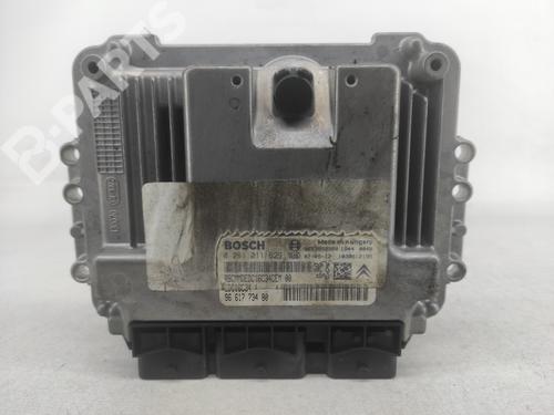 Engine control unit (ECU) CITROËN C4 Coupe (LA_) 1.6 HDi 9661773480