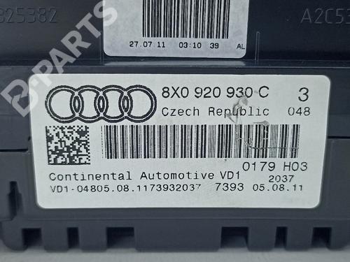 Instrument cluster AUDI A1 (8X1, 8XK) 1.4 TFSI | BP10409057C47 