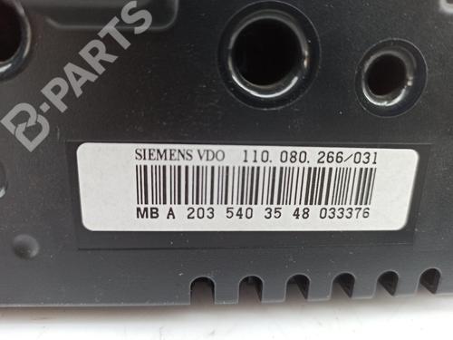 Instrument cluster MERCEDES-BENZ C-CLASS Coupe (CL203) C 180 Kompressor (203.746) | BP8080251C47 