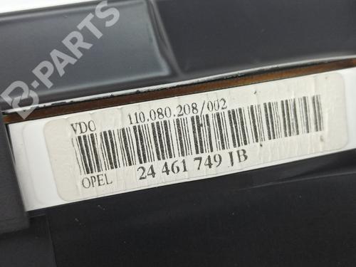 Kombiinstrument OPEL ZAFIRA A MPV (T98) 2.0 DTI 16V (F75) | BP11142073C47