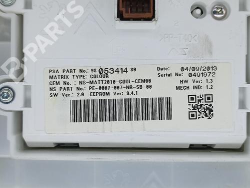 Instrument cluster PEUGEOT 2008 I (CU_) 1.6 HDi | BP11874236C47 