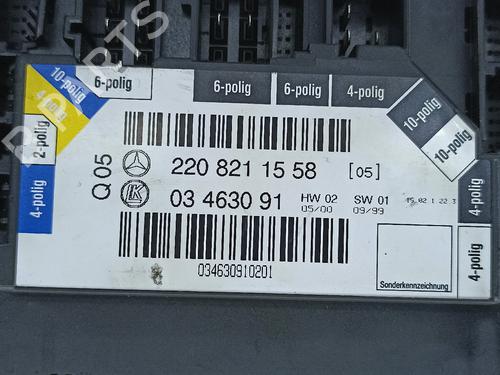 Engine control unit (ECU) MERCEDES-BENZ S-CLASS (W220, V220) S 320 CDI (220.026, 220.126) | BP12592561M57 