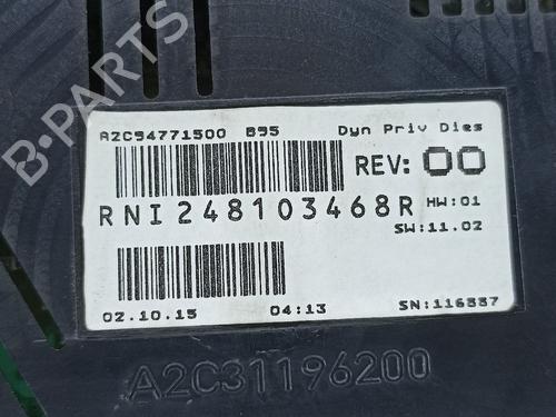 Instrument cluster RENAULT MEGANE III Hatchback (BZ0/1_, B3_) 1.5 dCi (BZ1G, BZ1W, BZ0R) | BP13210918C47 