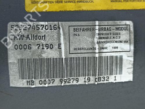 Passenger airbag MERCEDES-BENZ E-CLASS (W210) E 220 CDI (210.006) | BP13412482C10 