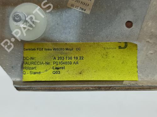 Door moulding trim MERCEDES-BENZ C-CLASS (W203) C 230 Kompressor (203.040) | BP14433177C150 