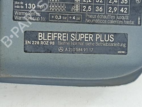 Fuel flap MERCEDES-BENZ C-CLASS (W203) C 230 Kompressor (203.040) | BP13533311C131 