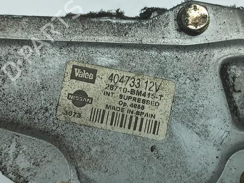 Rear wiper motor NISSAN ALMERA II (N16)  | BP13748289M102