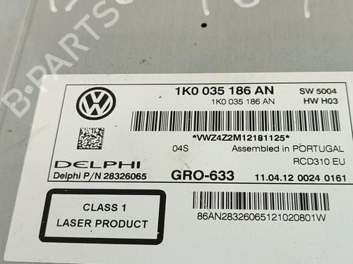 Radio VW GOLF VI (5K1) 1.6 TDI | BP15652063E6