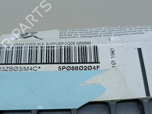Passenger airbag SEAT ALTEA (5P1) 1.9 TDI | BP15684517C10 