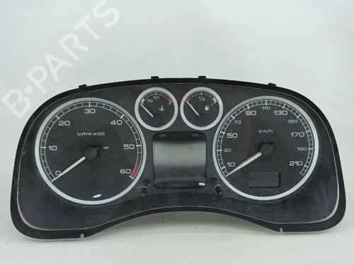 Used Instrument cluster PEUGEOT 307 (3A/C) 1.6 HDi (90 hp) 15803614