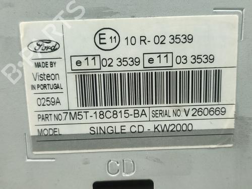 Radio FORD FOCUS II (DA_, HCP, DP) 1.6 TDCi | BP15887048E6