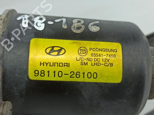Front wiper motor HYUNDAI SANTA FÉ I (SM) 2.0 CRDi 4x4 | BP16144505M29 