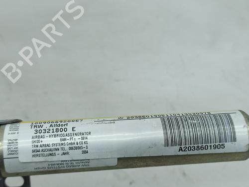 Left curtain airbag MERCEDES-BENZ C-CLASS Coupe (CL203) C 200 Kompressor (203.742) | BP16171742C11 