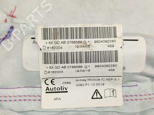 Right curtain airbag PEUGEOT 208 I (CA_, CC_) 1.2 THP 110 | BP17331647C12