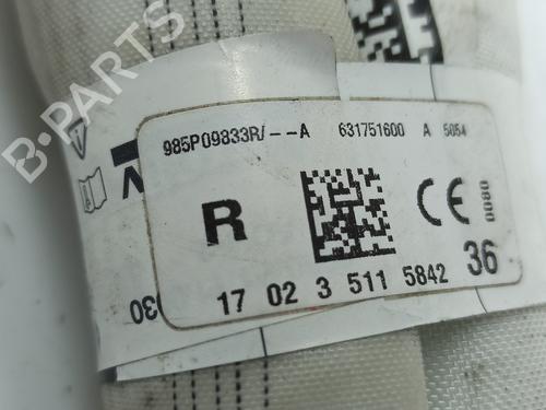 Right curtain airbag RENAULT MEGANE IV Grandtour (K9A/M/N_) 1.6 dCi 130 | BP17665062C12 