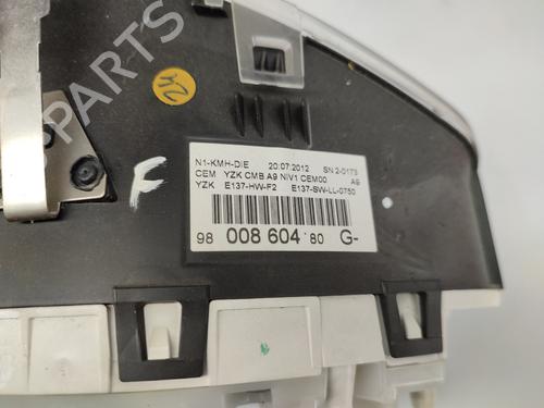 Instrument cluster PEUGEOT 208 I (CA_, CC_) 1.4 HDi | BP17749503C47 