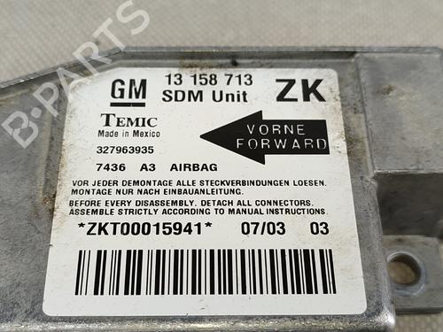 ECU airbags OPEL MERIVA A MPV (X03) 1.6 16V (E75) | BP17858216M53 
