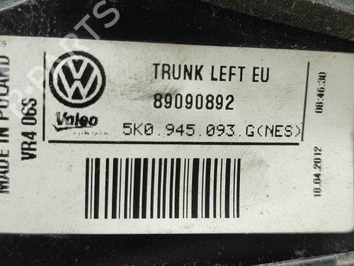 Left tailgate light VW GOLF VI (5K1) 1.6 TDI | BP18659413C79 