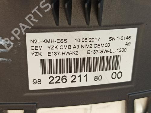 Instrument cluster PEUGEOT 208 I (CA_, CC_) 1.2 VTI 82 | BP18868237C47