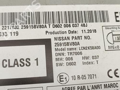 Radio NISSAN JUKE (F15) 1.5 dCi | BP18964033E6 