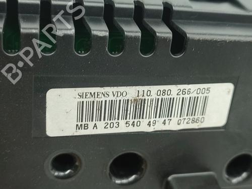 Instrument cluster MERCEDES-BENZ C-CLASS (W203) C 220 CDI (203.008) | BP19085648C47 