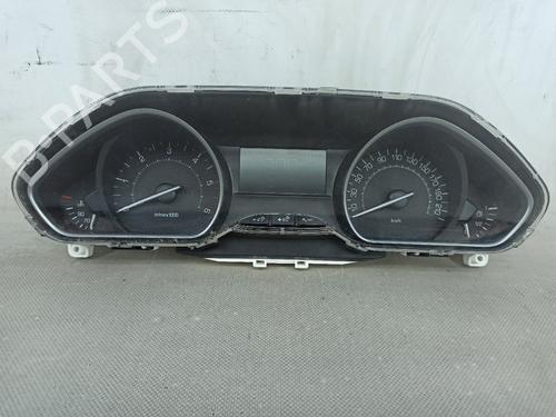 Used Instrument cluster PEUGEOT 208 I (CA_, CC_) 1.6 HDi / BlueHDi 75 (75 hp) 19135682