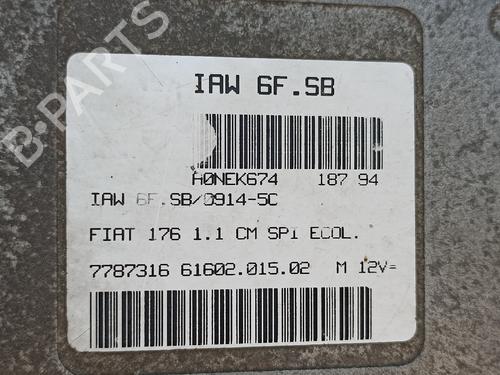 Engine control unit (ECU) FIAT PUNTO (176_) 55 1.1 | BP19543653M57 